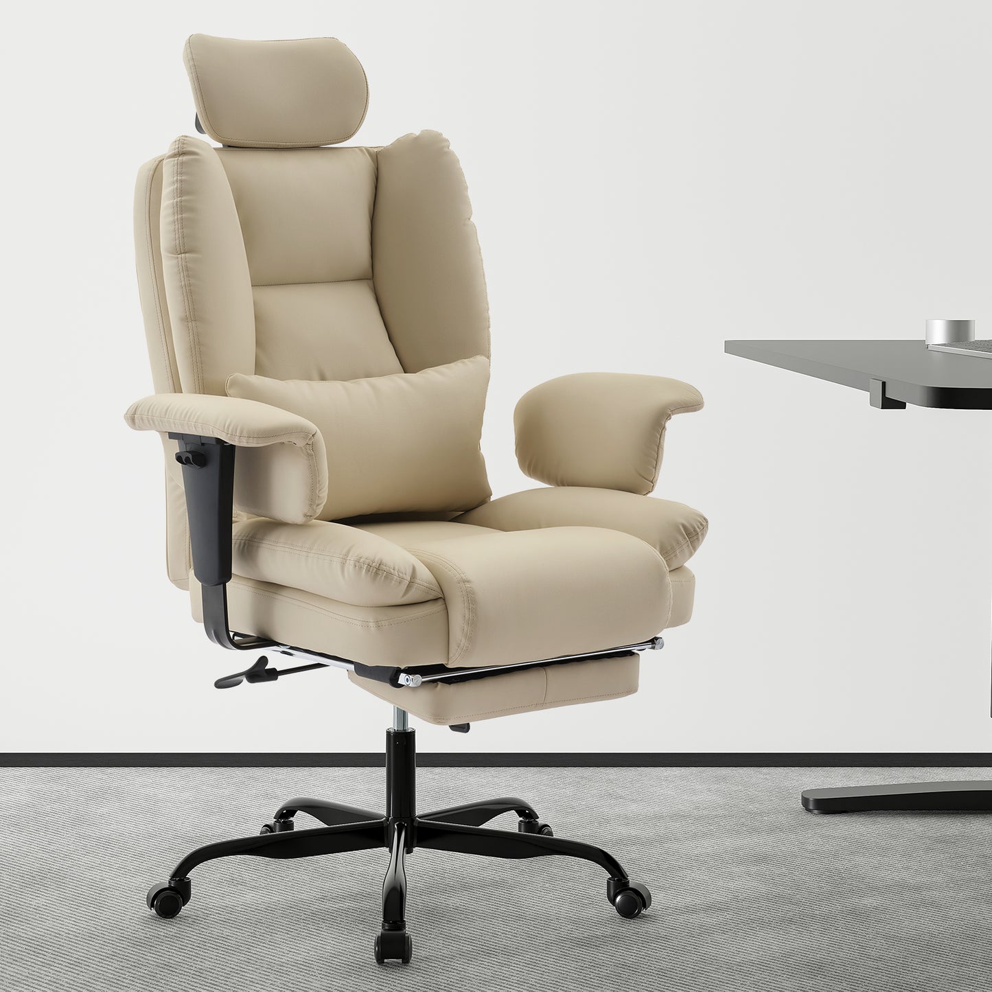 Classic Comfort Office Chair with Adjustable Armrests