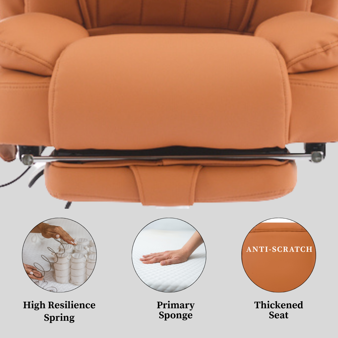 Prime office chair with 4-Point Kneading Massage & Heating Functions