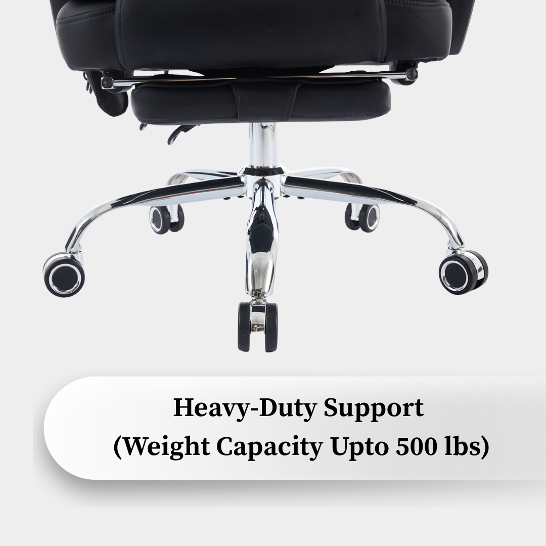 Prime office chair with 4-Point Kneading Massage & Heating Functions