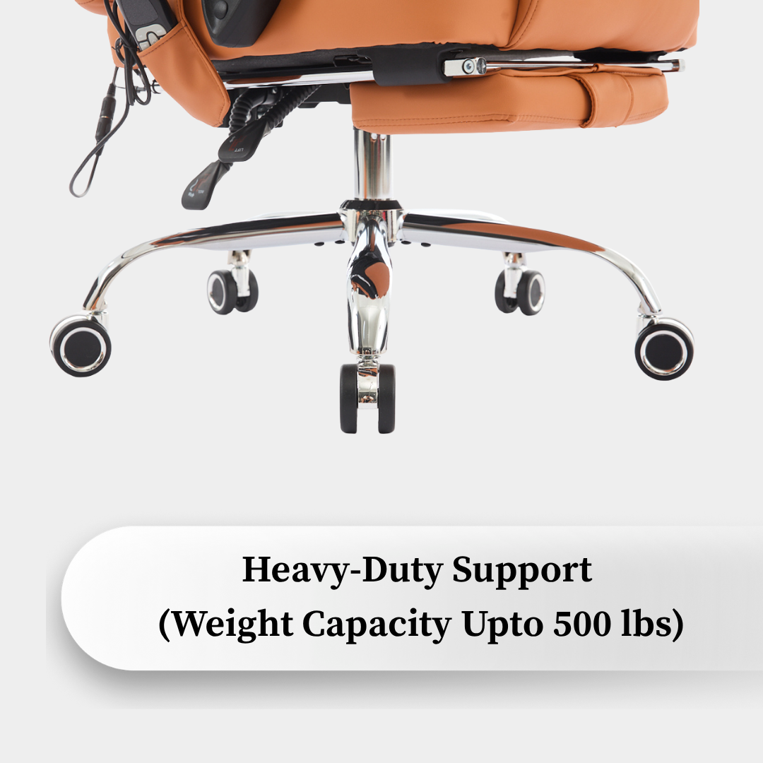 Prime office chair with 4-Point Kneading Massage & Heating Functions