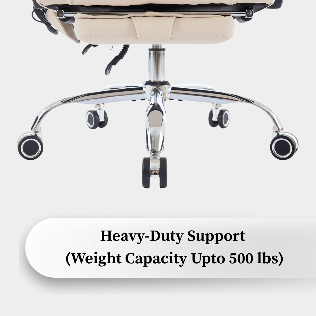 Prime office chair with 4-Point Kneading Massage & Heating Functions