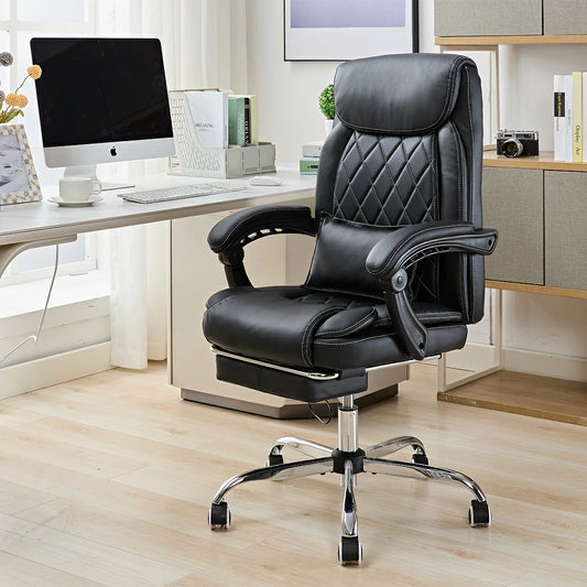 Ergonomic Heat Massage Office Reclining Desk Computer Chair