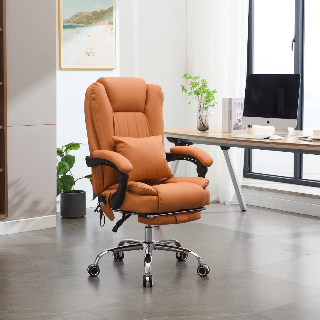 Prime office chair with 4-Point Kneading Massage & Heating Functions