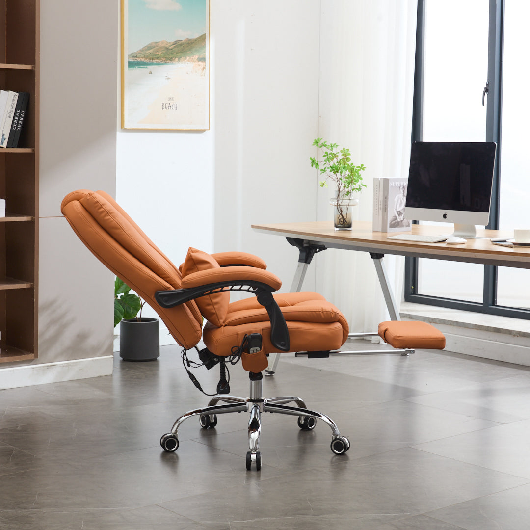 Prime office chair with 4-Point Kneading Massage & Heating Functions