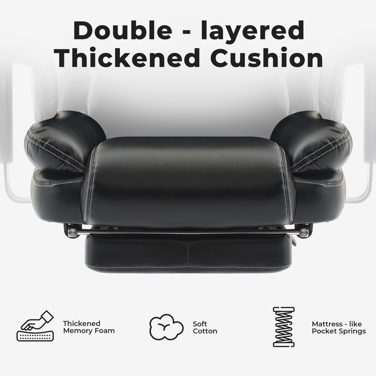 Classic Comfort Office Chair with Adjustable Armrests