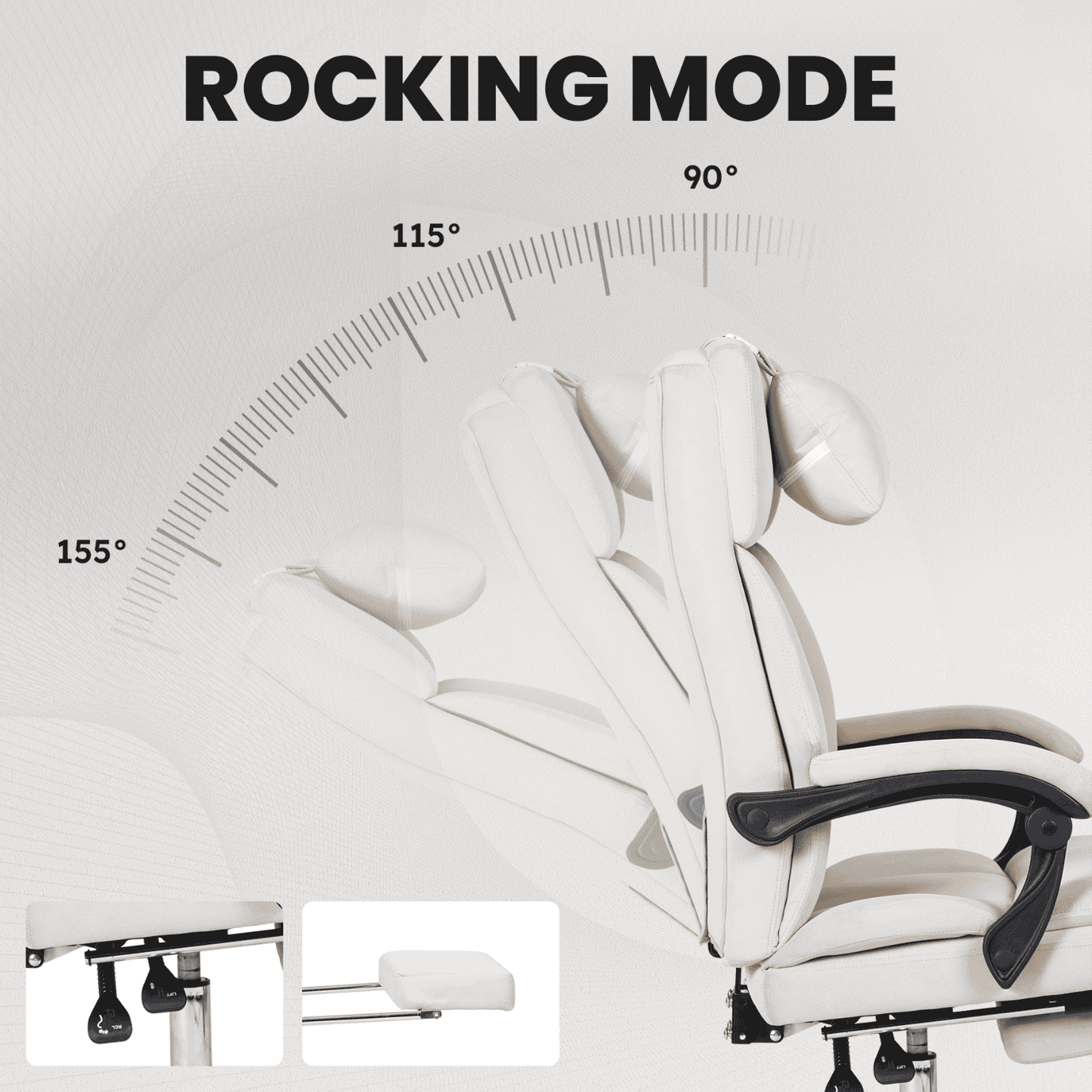 Noosagreen-Velvet-Luxe-Ergonomic-Office-Chair-product-beige-recline