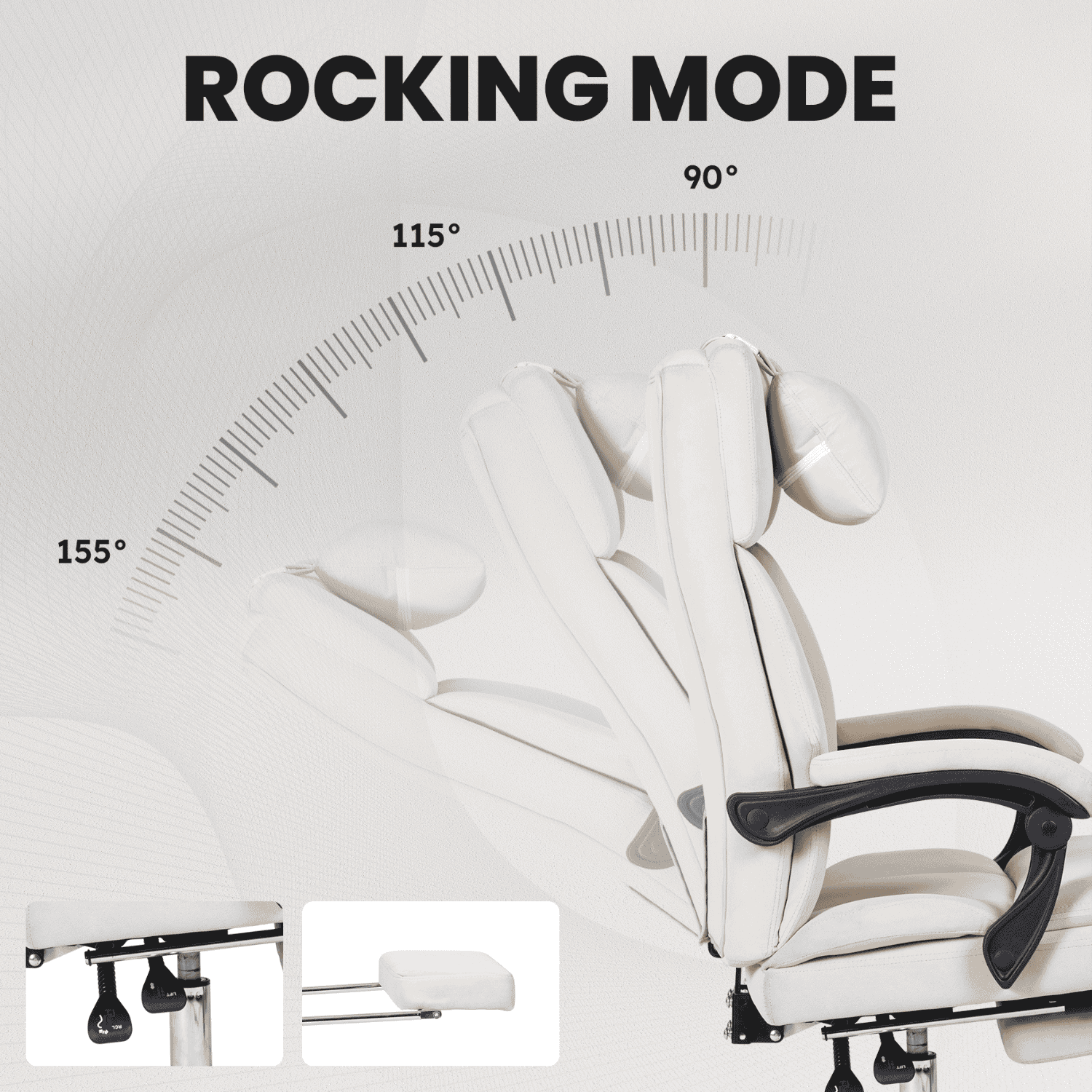 Noosagreen-Velvet-Luxe-Ergonomic-Office-Chair-product-beige-recline