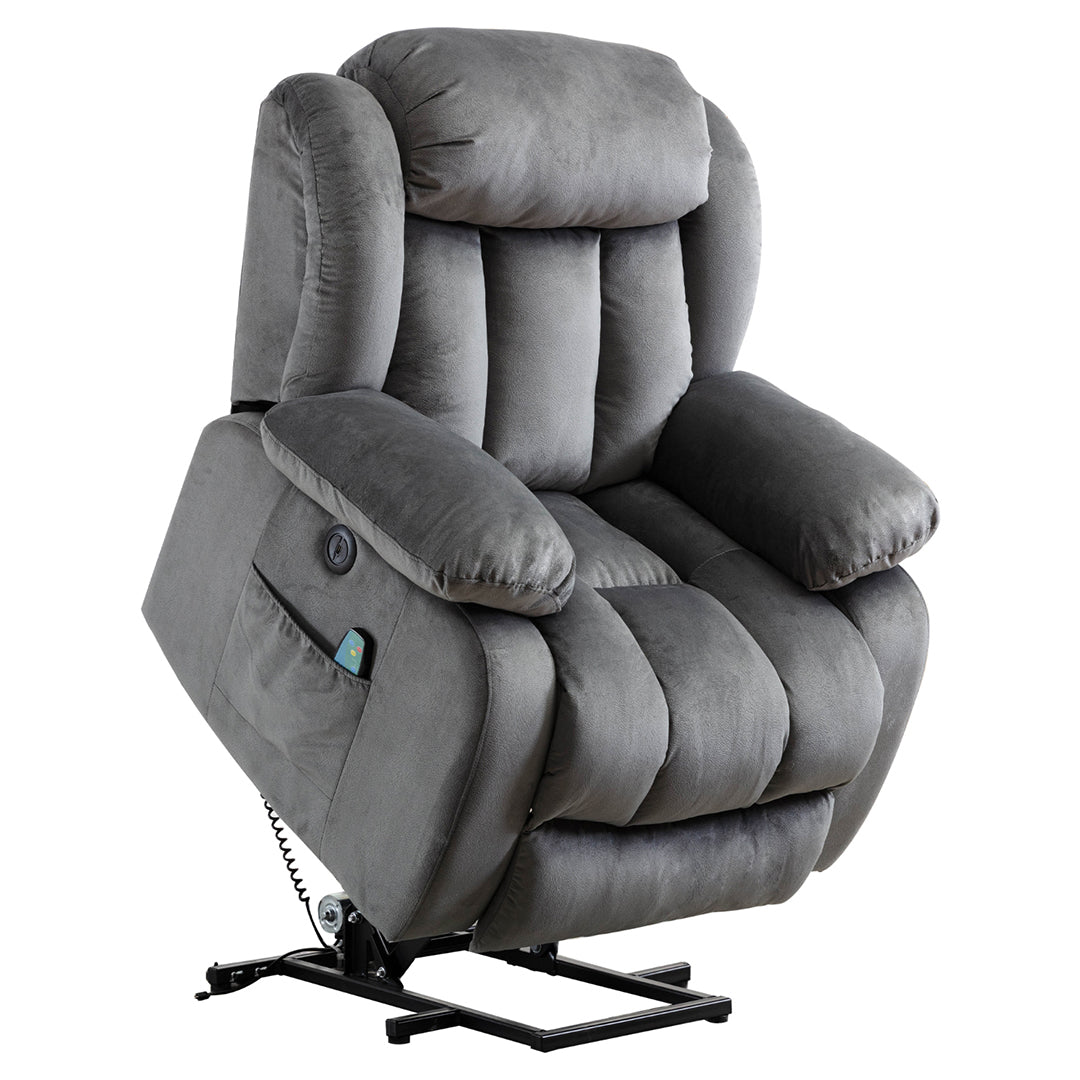 Noosagreen Power Lift Recliner Gray