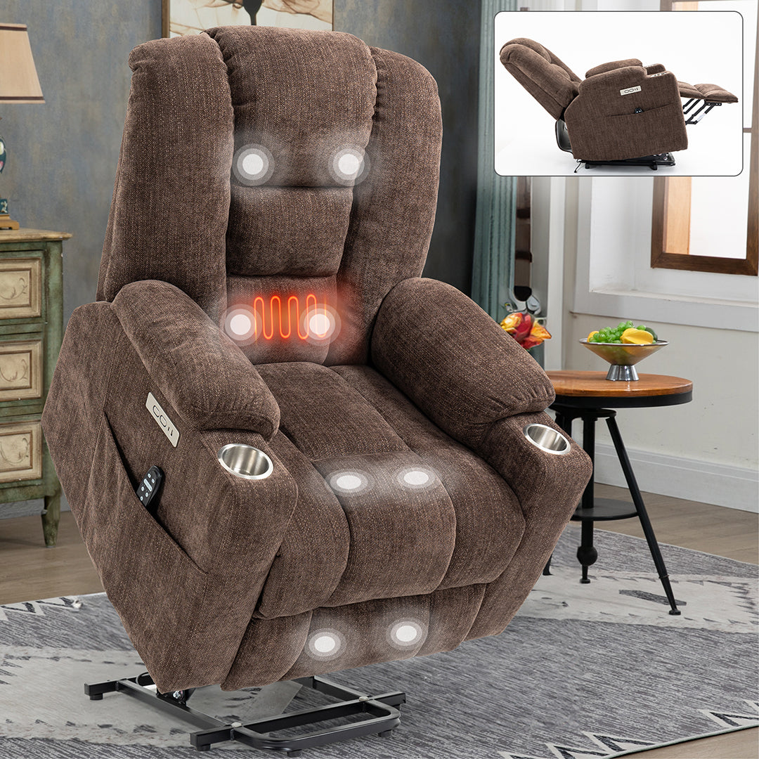 Lift Chair with 8 Points Heat & Massage Function