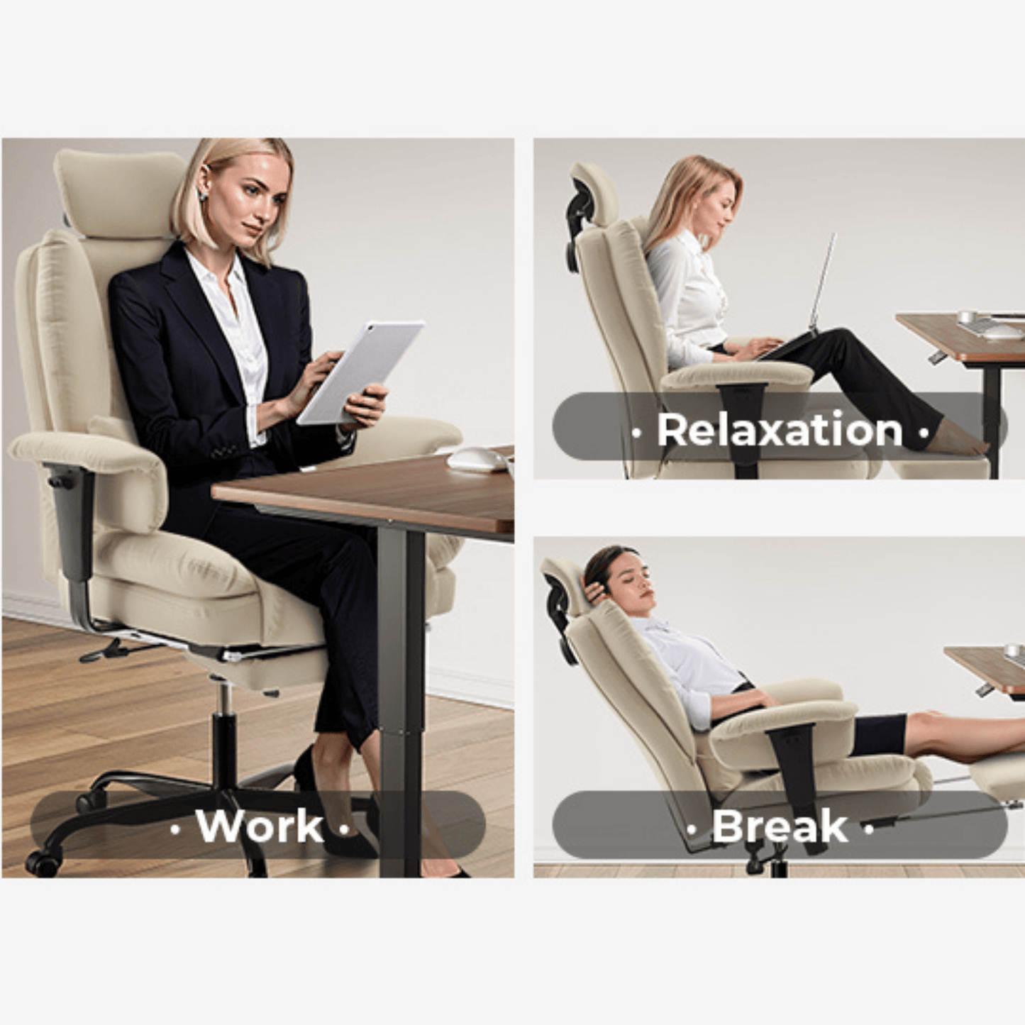 Classic Comfort Office Chair with Adjustable Armrests
