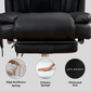 Prime office chair with 4-Point Kneading Massage & Heating Functions