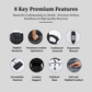 Prime office chair with 4-Point Kneading Massage & Heating Functions