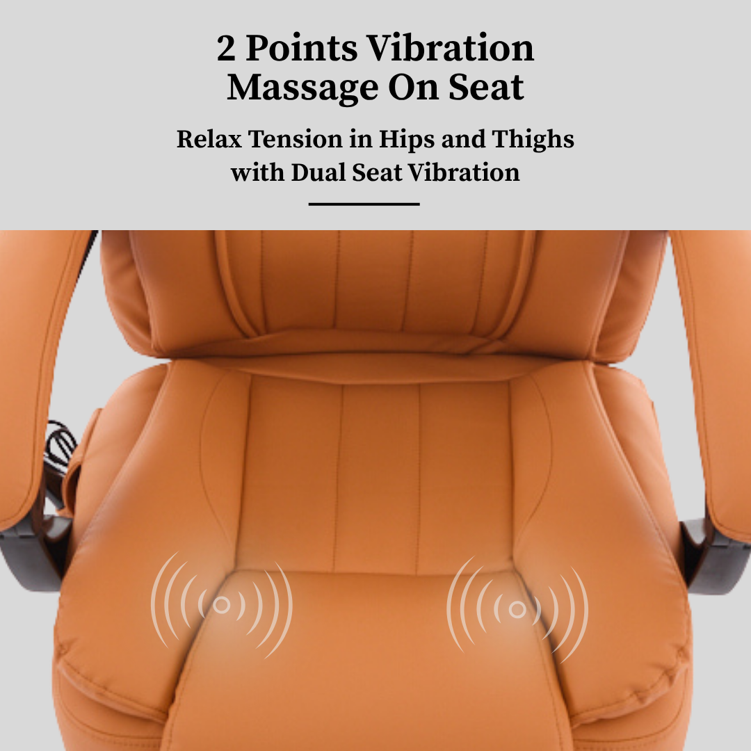 Prime office chair with 4-Point Kneading Massage & Heating Functions