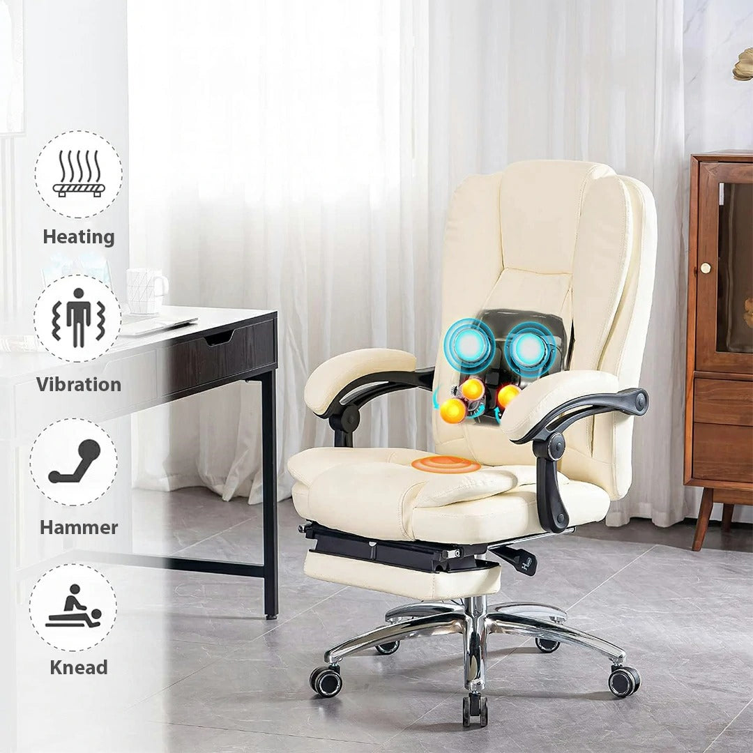 Massage Office Chair with Footrest and Executive Office Chair