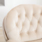Accent TV Chair Living Room Sofa with Ottoman, Beige