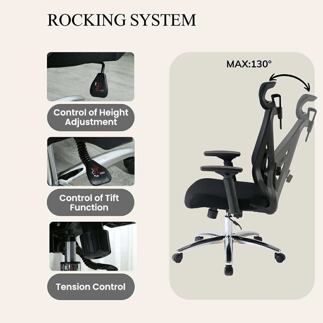Noosagreen Ergonomic Office Mesh Chair