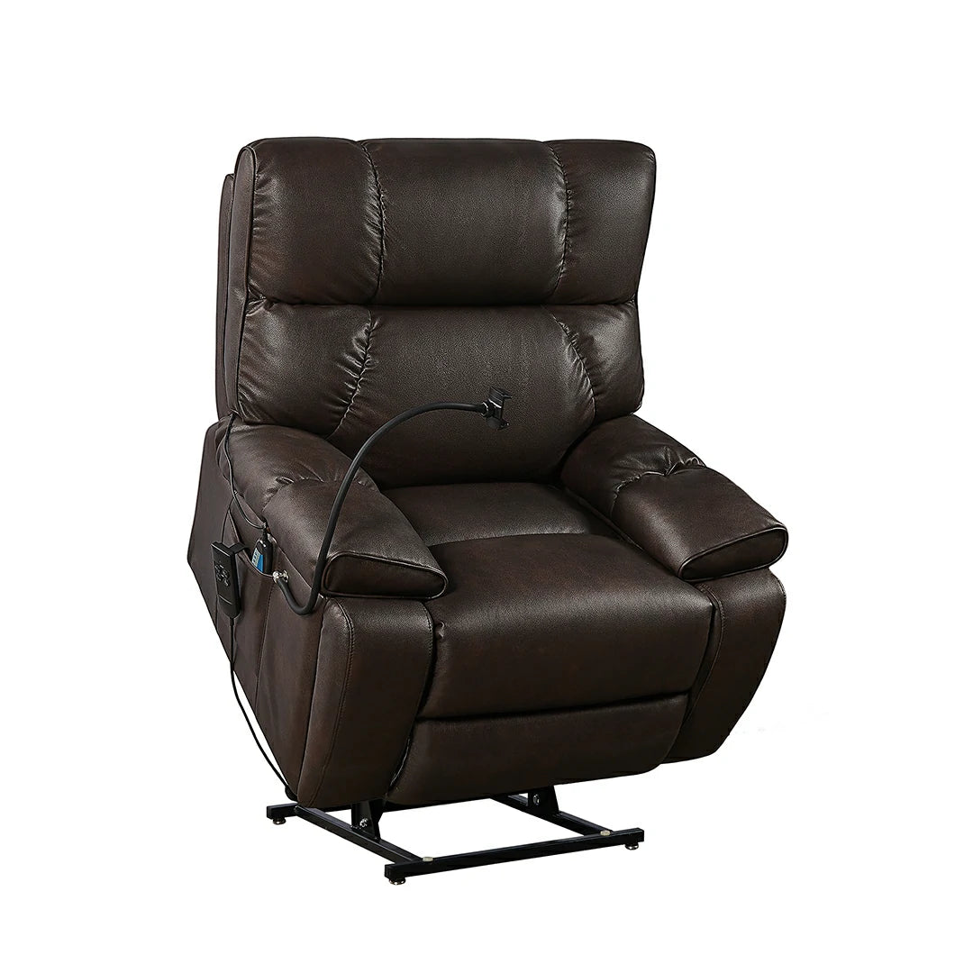 Massage Recliner with 2 motors and Heat Massage Functions