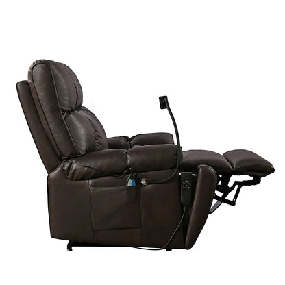 Massage Recliner with 2 motors and Heat Massage Functions