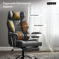 Ergonomic Office Chair - Adjustable Lumbar, Recline, PU Leather & Footrest