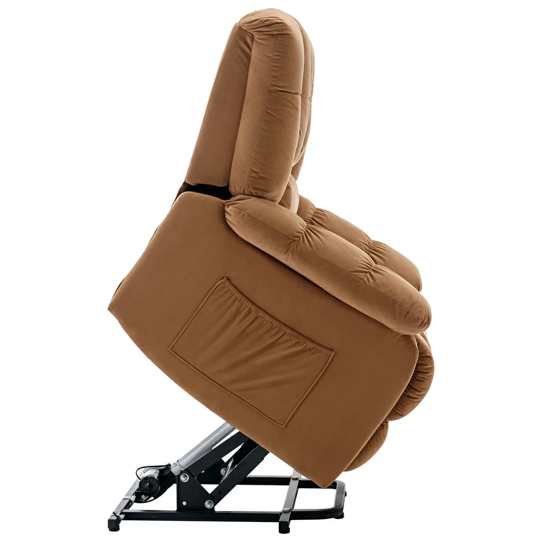 Large Width Power Lift Recliner with Heat & Massage Function