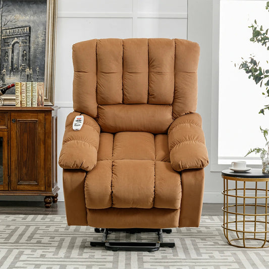 Large Width Power Lift Recliner with Heat & Massage Function