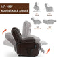 Dual Motor Leather Fabric Power Lift Recliner Chair with Heat and Massage