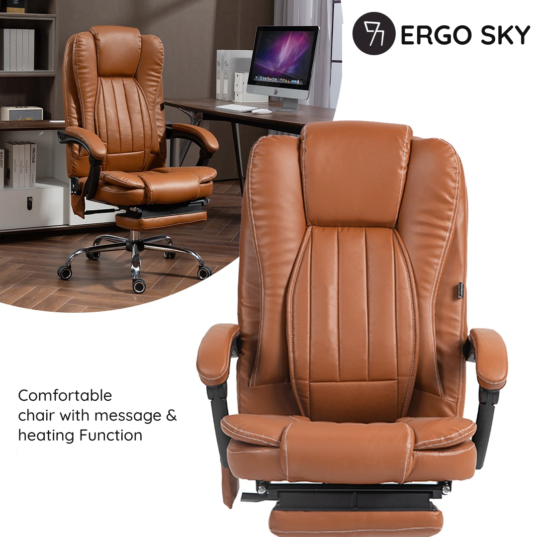 Office Computer chair with reclining and massage functions