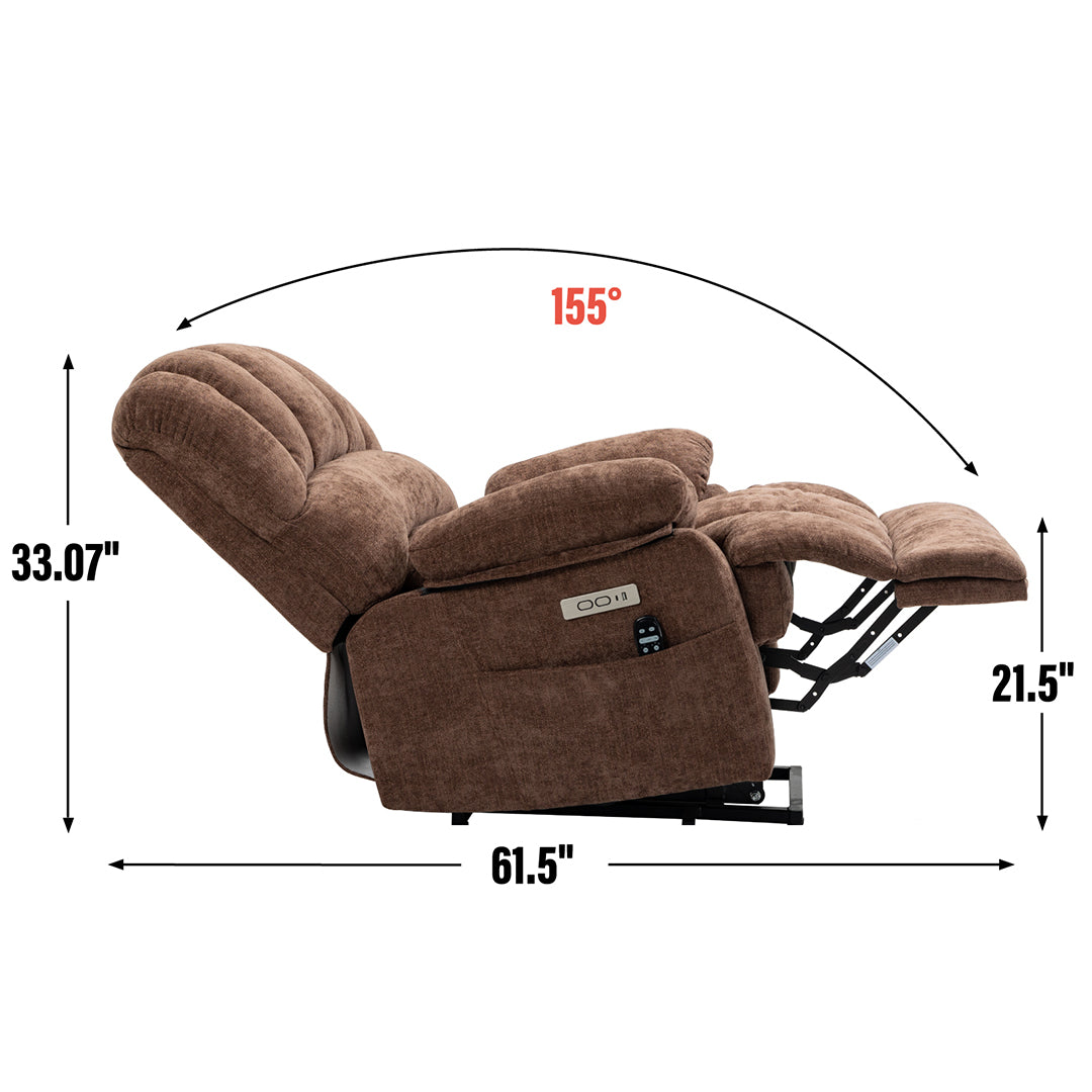 Power Lift Recliner with 8-Points Heat & Massage Function