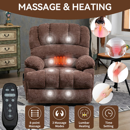 Power Lift Recliner with 8-Points Heat & Massage Function