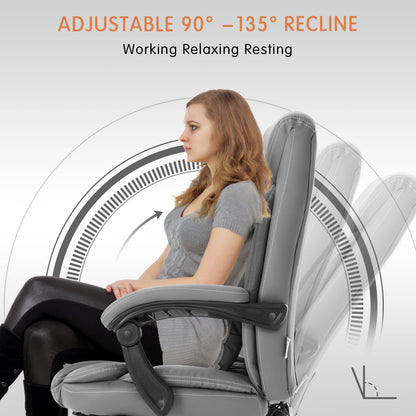 Ergonomic Heat Massage Office Reclining Desk Computer Chair