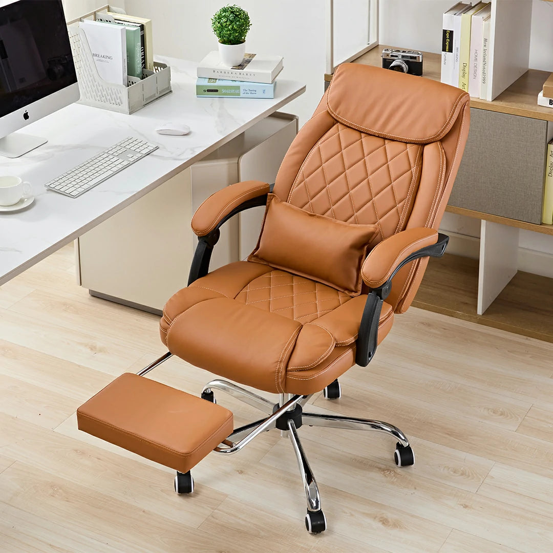 Ergonomic Heat Massage Office Reclining Desk Computer Chair