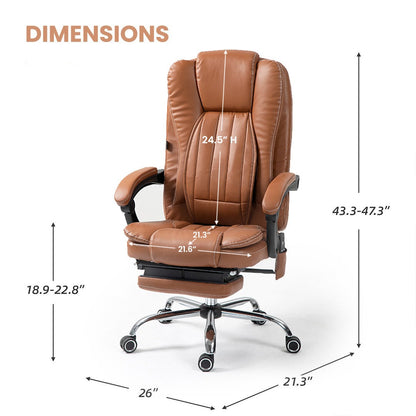 Office Computer chair with reclining and massage functions