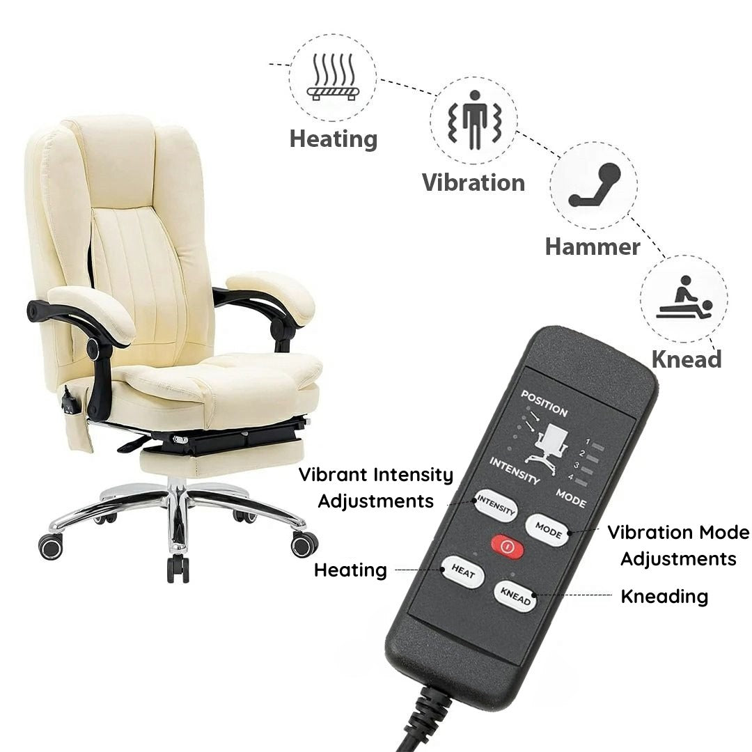 Office Computer chair with reclining and massage functions