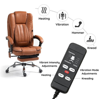 Office Computer chair with reclining and massage functions