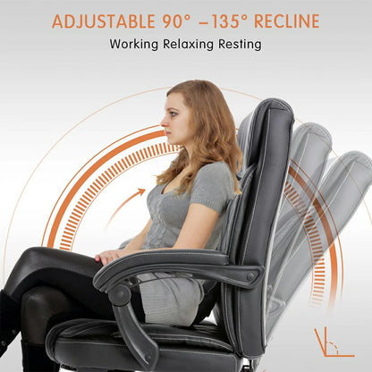 Ergonomic Heat Massage Office Reclining Desk Computer Chair