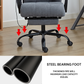6 Points Massage Office Desk Chair with Heating Functions (Velvet Fabric)