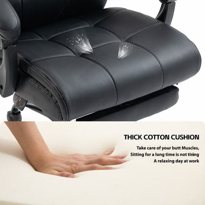 Noosagreen Vibrating Heat Massage Office Chair With Thick Cushion