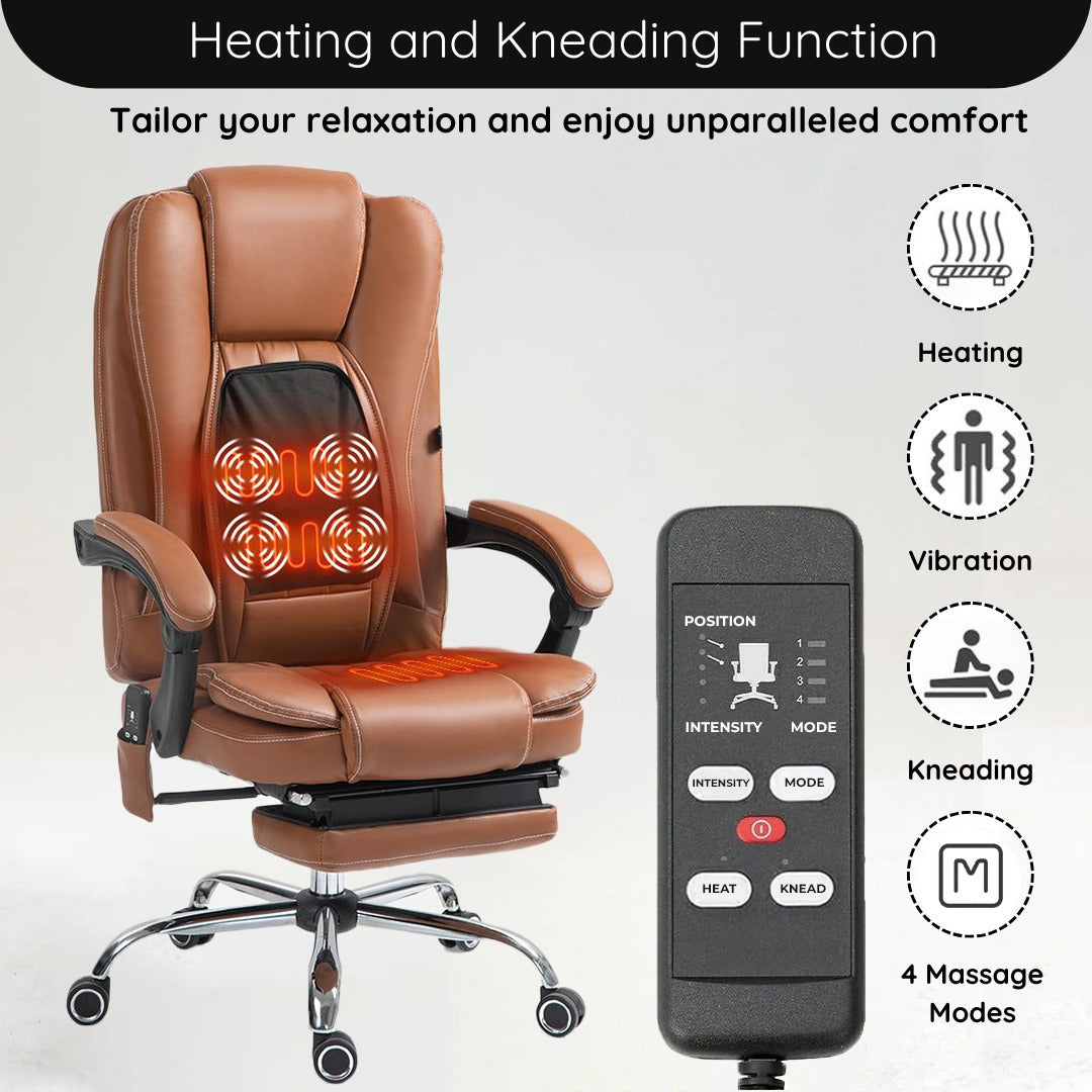 Office Computer chair with reclining and massage functions