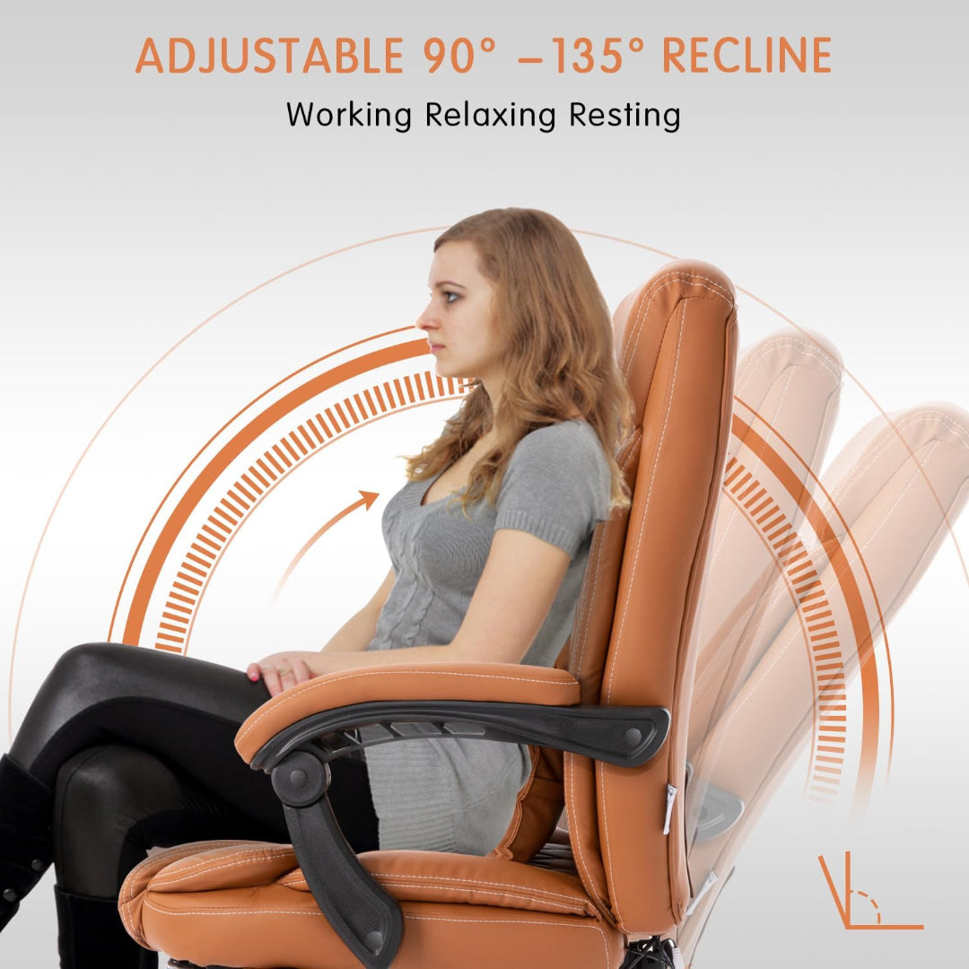 Ergonomic Heat Massage Office Reclining Desk Computer Chair