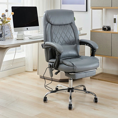 Ergonomic Heat Massage Office Reclining Desk Computer Chair