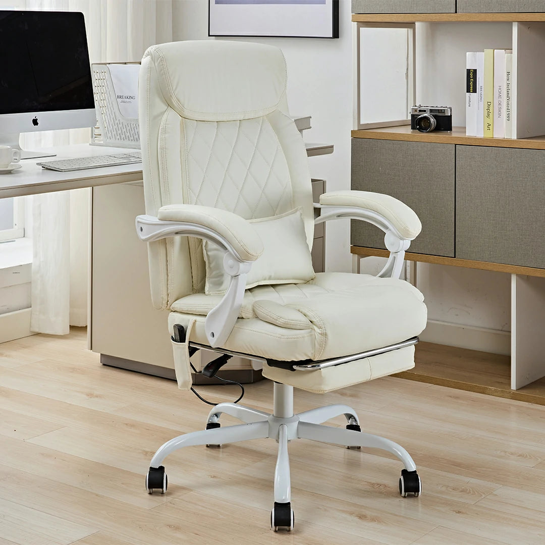 Ergonomic Heat Massage Office Reclining Desk Computer Chair